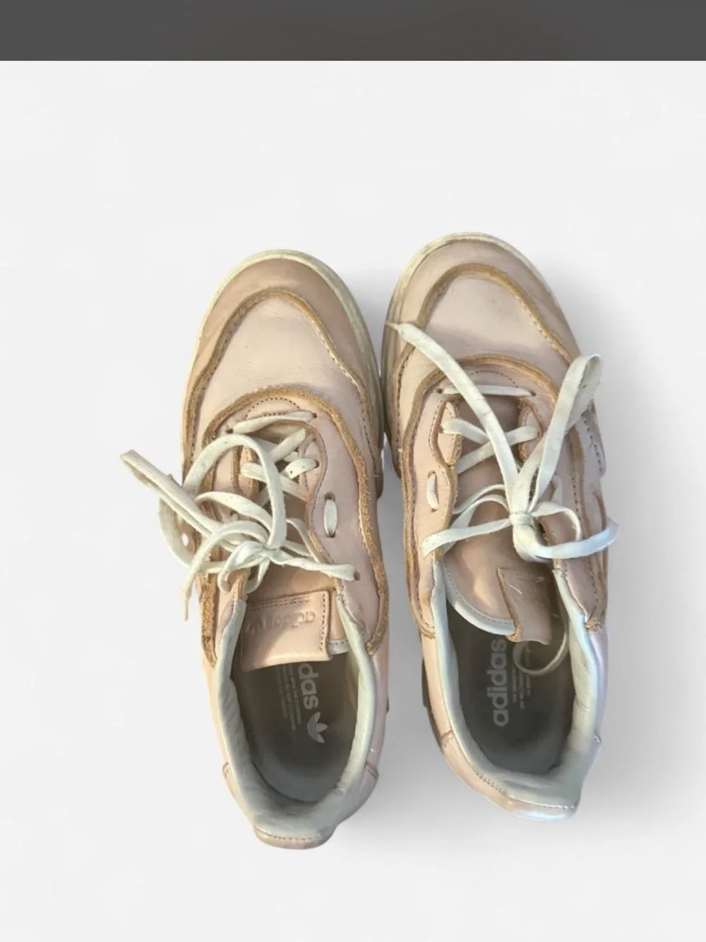 adidas mens and Tan Athletic Sneakers